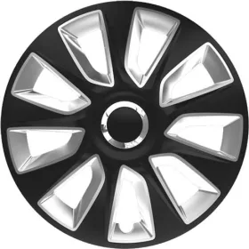   Versaco 17" Stratos Ring Chrome Black & Silver, Dísztárcsa garnitúra