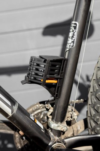 Kerékpárzár, összecsukható, vázra rögzíthető, 78cm