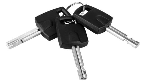 Kerékpárzár, összecsukható, vázra rögzíthető, 78cm