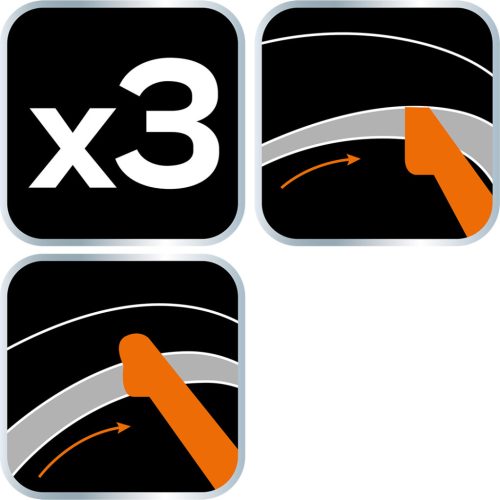 Kerékpár gumileszedő készlet, 3db-os