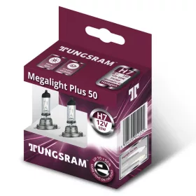   Tungsram 58520MPU 12V 55W H7 PX26d Megalight Plus 50 fényszóróizzó, 2db