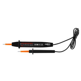 Feszültségvizsgáló, fázisceruza, 8az1-ben, AC/DC 6-380V