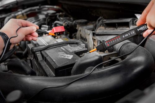 Feszültségvizsgáló, fázisceruza, 8az1-ben, AC/DC 6-380V