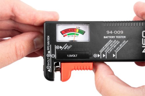 Akkumulátor és elemteszter, 1.5-9V-ig