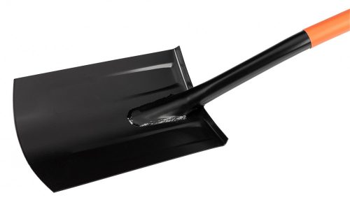 Ásólapát, fém nyél, műanyag markolat