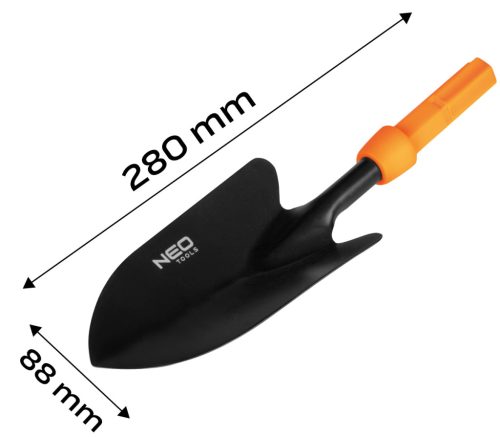 Nyeles kaparó, 280x88mm, acél, Neo Click System
