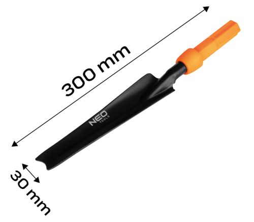 Ültető lapát, 300x30mm, acél, Neo Click System