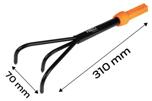 Kultivátor 310mm, acél, Neo Click System