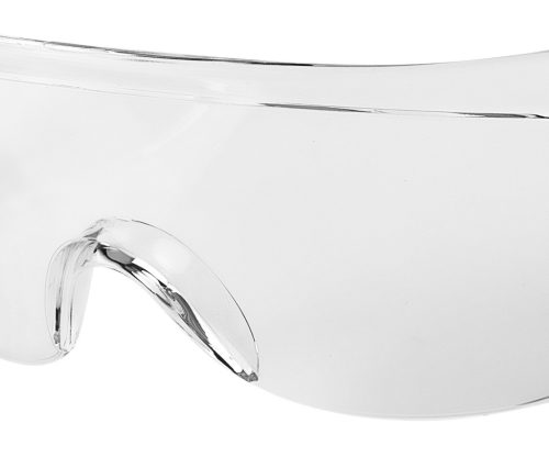 Védőszemüveg, fehér lencse, F osztályú védelem