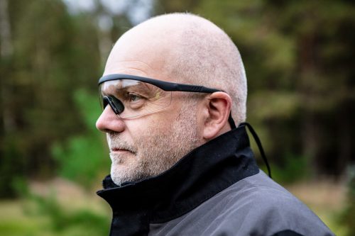 VÉDŐSZEMÜVEG, fehér lencse, F osztályú védelem