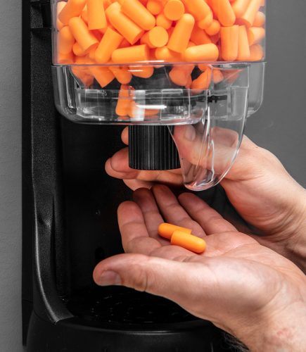 Füldugó kináló adagolóval, 38dB, szilikon, 500pár,