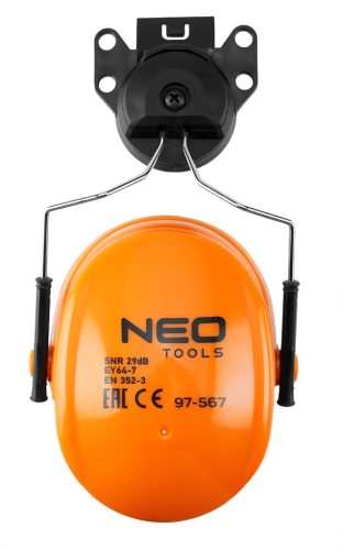 Fülvédő, sisakra szerelhető,