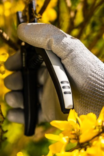 Vágásbiztos kesztyű, PU bevonattal, 4X43D, 9"