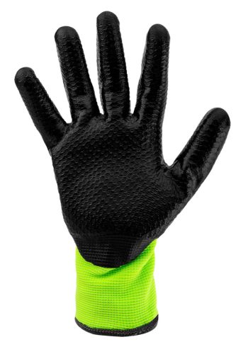 Munkakesztyű, hőszigetelt, latex bevonatú akril anyag, 4142X, 8-as méret