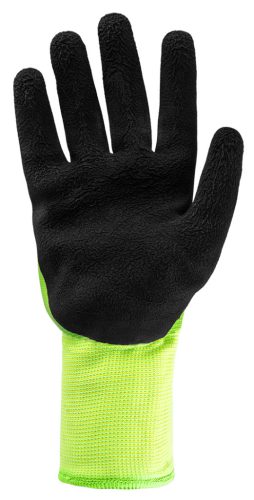 Munkakesztyű, AquaWinter, hőszigetelt, vízálló, dupla latex bevonatú poliészter, 8