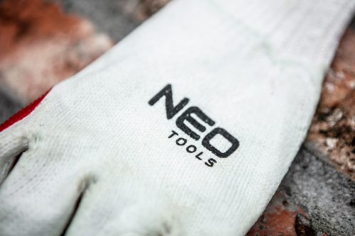 Munkakesztyű latexbevonatú kötött pamut, 10"