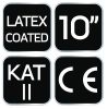 Munkakesztyű, latexbevonatú nylon, 3141X, méret: 10