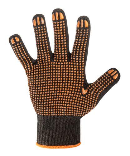 Munkakesztyű, latexbevonatú pamut polyesterrel,2143X, méret: 10