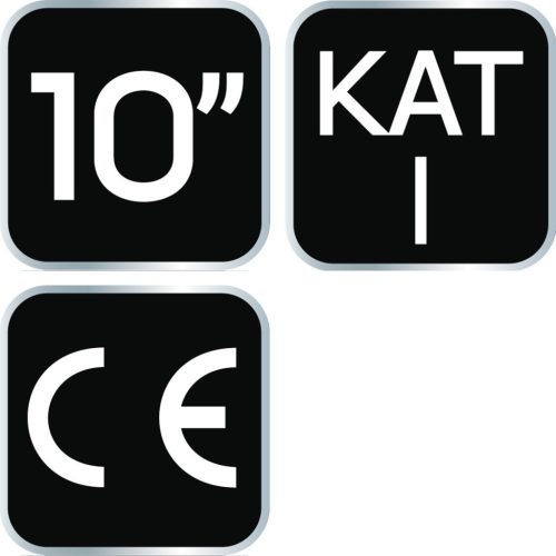 Munkakesztyű, latexbevonatú pamut polyesterrel,2143X, méret: 10