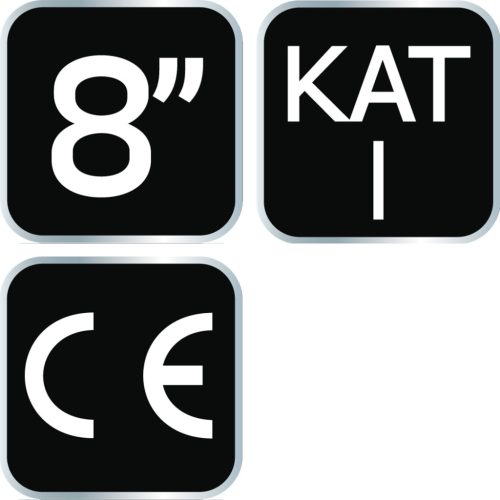 Munkakesztyű, latexbevonatú pamut polyesterrel,2143X, méret: 8