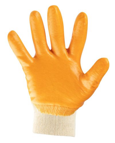 Munkakesztyű, nitril bevonatú polyester, 4111X, méret: 8