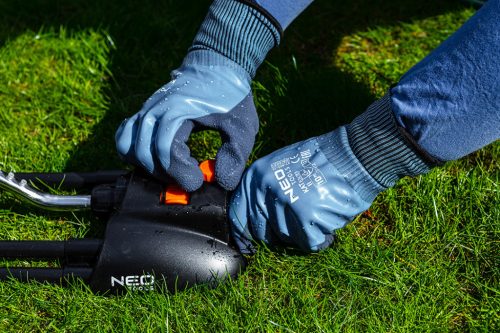 Munkakesztyű, latex bevonatú poliészter (2 rétegű), 3141x, 11-es méret