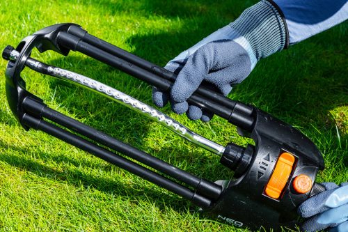 Munkakesztyű, latex bevonatú poliészter (2 rétegű), 3141x, 11-es méret