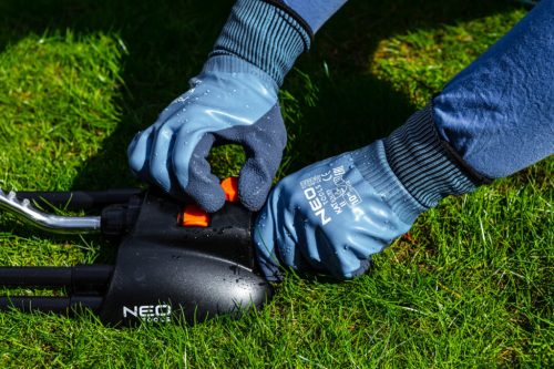 Munkakesztyű, latexbevonatú polyester(2 rétegű), 3141X, méret: 9