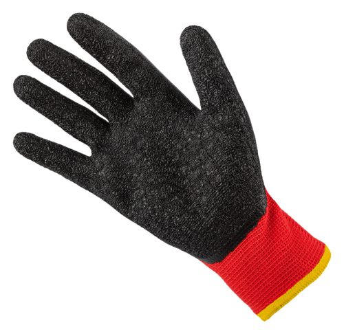 Munkakesztyű latex bevonatú, poliészter, 3121X, 10"