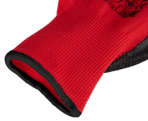 Munkakesztyű latex bevonatú, poliészter, 3121X, 11"