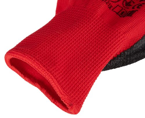 Munkakesztyű latex bevonatú, poliészter, 3121X, 7"