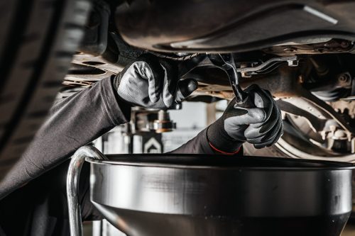 Munkakesztyű nitrlil bevonatú, poliészter, 4131X, 7"