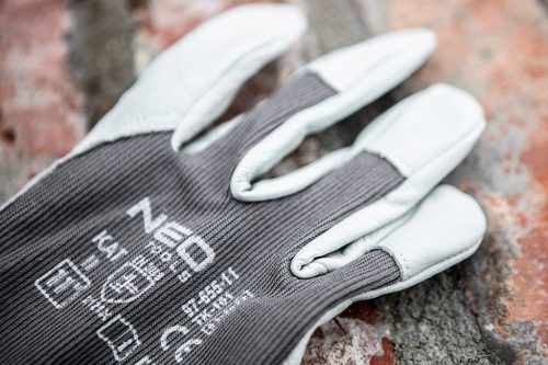 Munkakesztyű, 2122x, kecske bőr, tépőzáras 11", ce