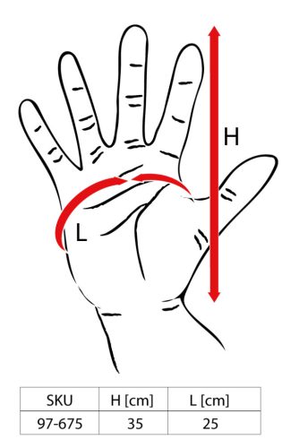 Munkakesztyű PVC bevonattal, hosszú szárral, 3121X, 10"