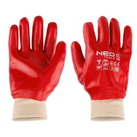   Munkakesztyű, pamut,vegyszerálló, PVC bevonattal, 3121X, 10"