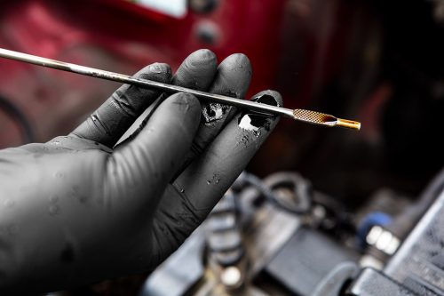 Munkakesztyű, perforált nitril, fekete, 100 db, M