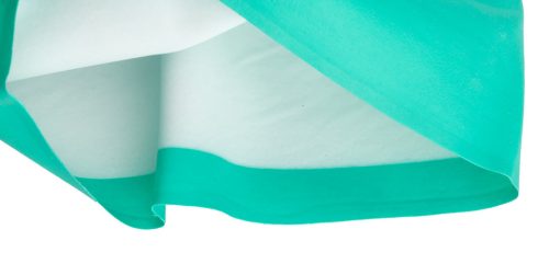 Munkakesztyű, vegyszerálló nitril, hosszú szárral, 7"