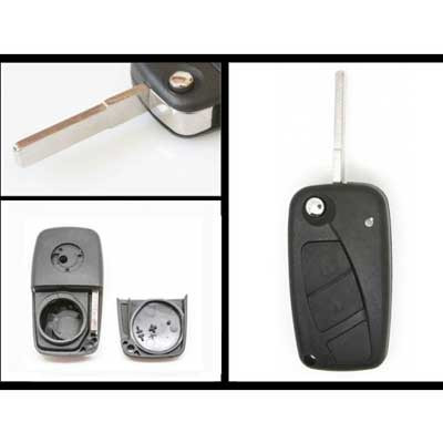 Fiat Punto, Stilo, Idea, 3 gombos bicskakulcs ház (hátul elemtartós)