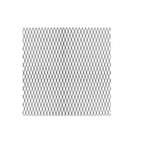 Hűtőrács háló alu 100x25cm fekete kis lyukú