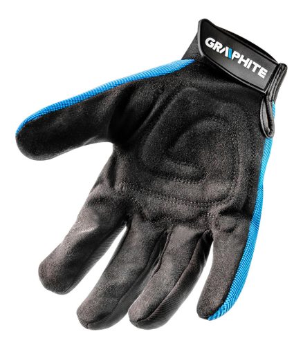 Munkakesztyű, 10", műbőr és rugalmas szövet, CE