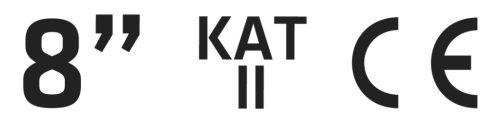 Munkakesztyű, bőr, 8"