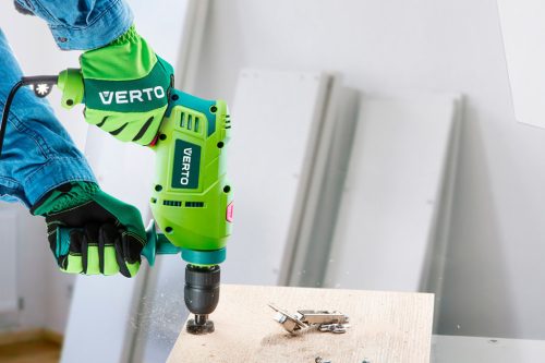 Munkakesztyű, bőr, 9"