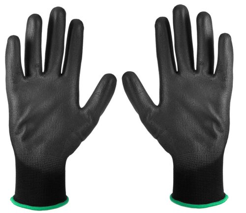 Kertész kesztyű, PU bevonat, 9", légáteresztő felsőrész