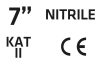 Kertész kesztyű, nitril bevonat, virágmintás, 7", légáteresztő felsőrész