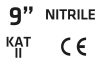Kertész kesztyű, nitril bevonat, virágmintás, 9", légáteresztő felsőrész