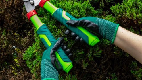 Kertész kesztyű, nitril bevonat, 8", légáteresztő felsőrész