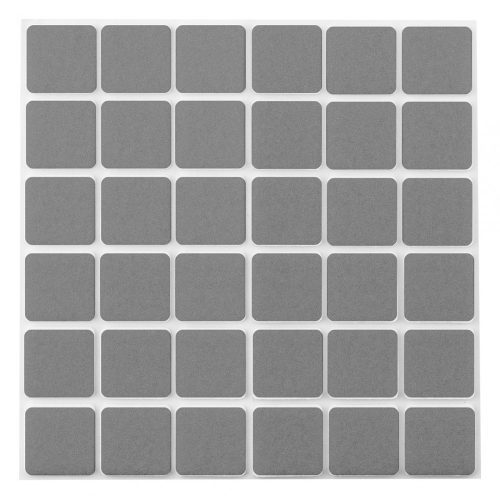 Bútorláb filc készlet, öntapadós, szürke 106db