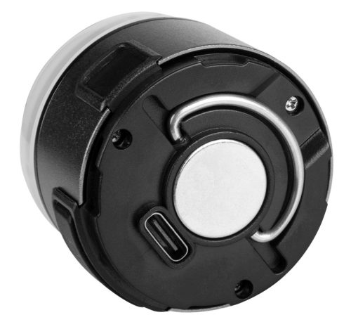 Fejlámpa levehető pánttal, mágnes és sapkarögzítő lehetőség, fehér és vörös LED, USB töltőkábel, 250+200lum