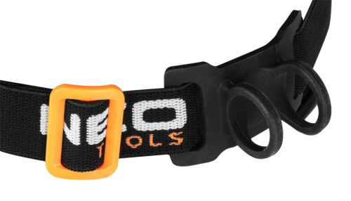 Fejlámpa levehető pánttal, mágnes és sapkarögzítő lehetőség, fehér és vörös LED, USB töltőkábel, 250+200lum