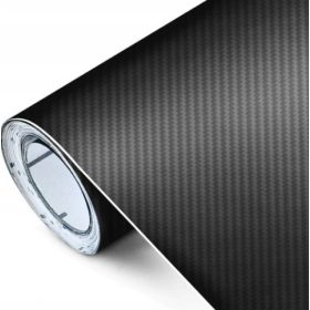   Karosszéria fólia karbon mintával, fekete színbe 50x200cm